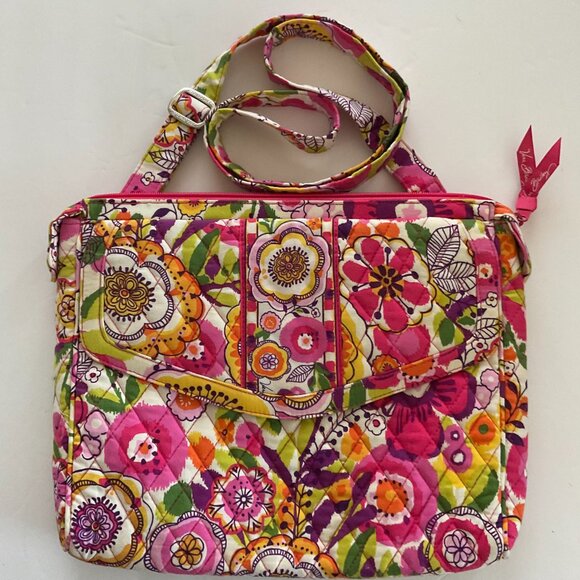 VERA BRADLEY Tablet/Laptop "Clementine" Hipster Case Organizer EUC - Picture 1 of 7